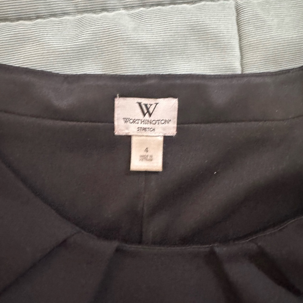 Worthington Classic Black Sheath Dress